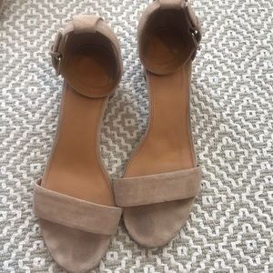 J. Crew ankle strap heels size 10